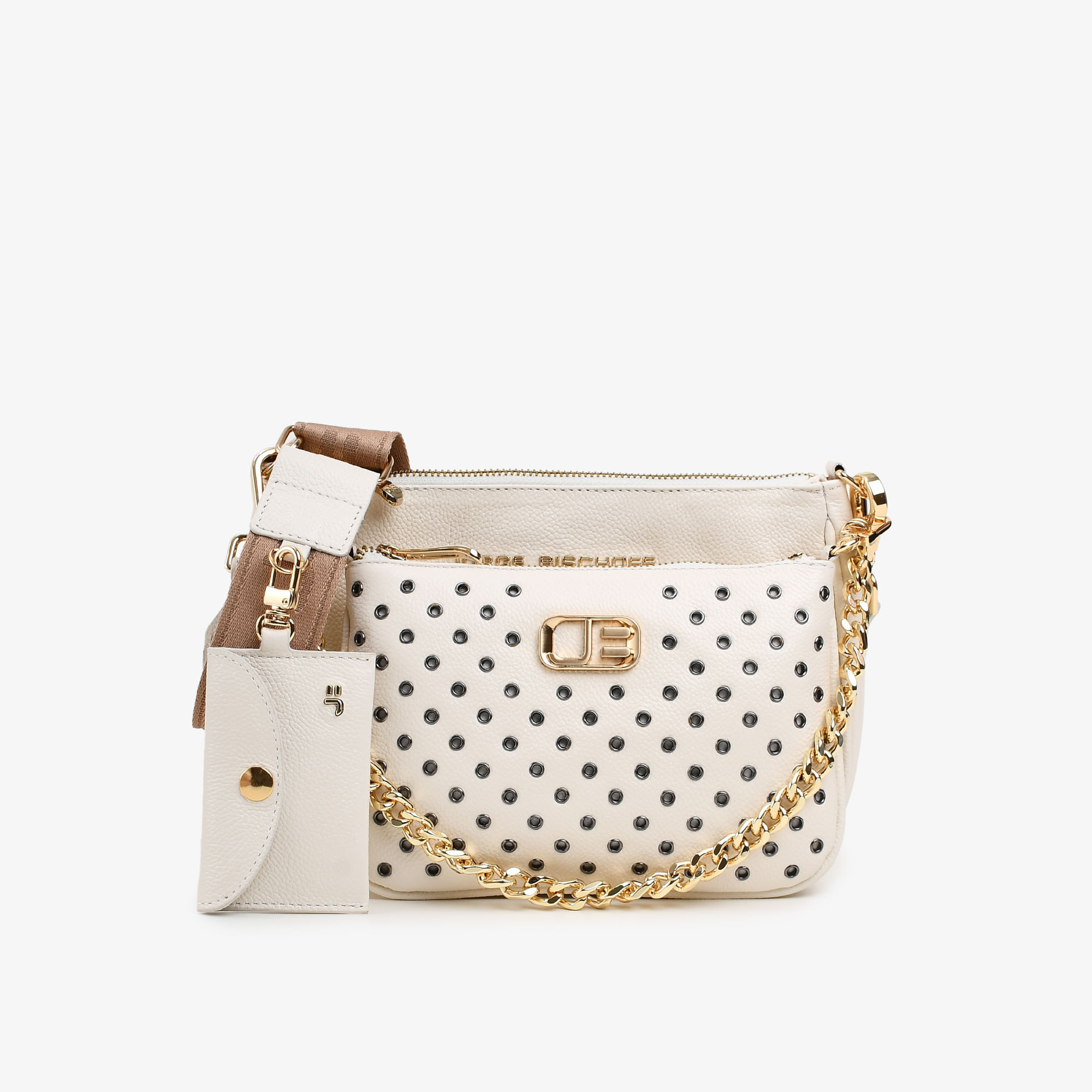 Bolsa Infinita Transversal Off White Cordilheira Couro