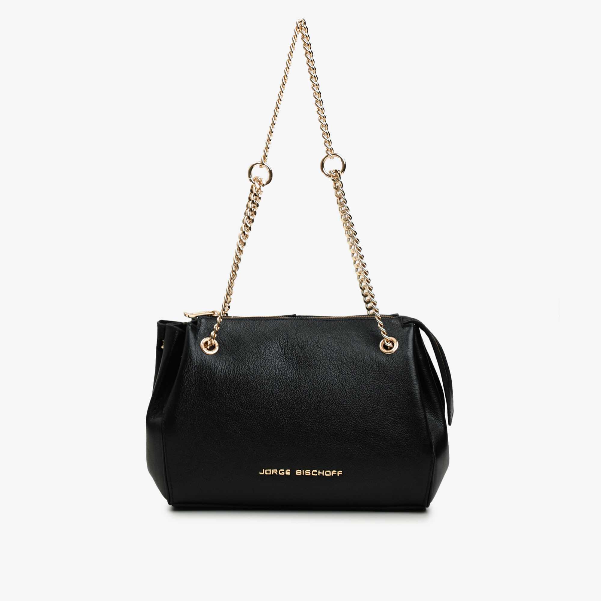 Bolsa Transversal Preto Couro