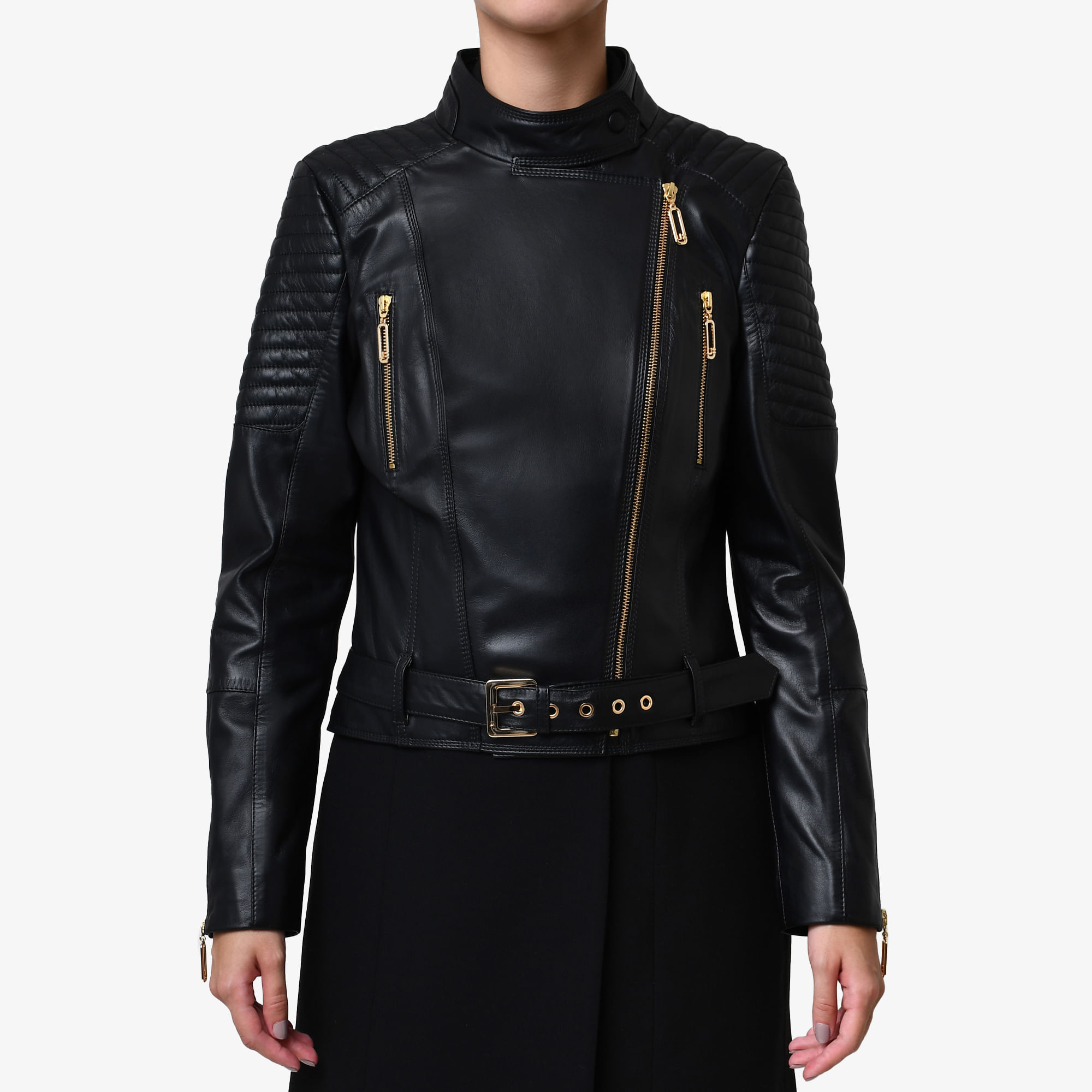 Jaqueta Perfecto Couro Preto