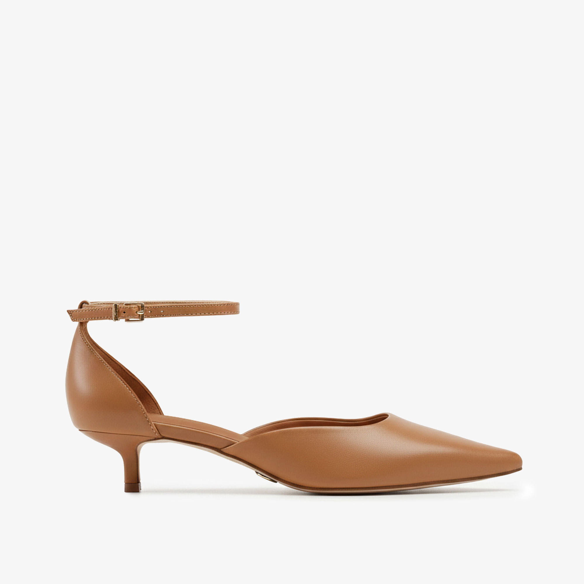 Scarpin Caramelo Álamo  Couro