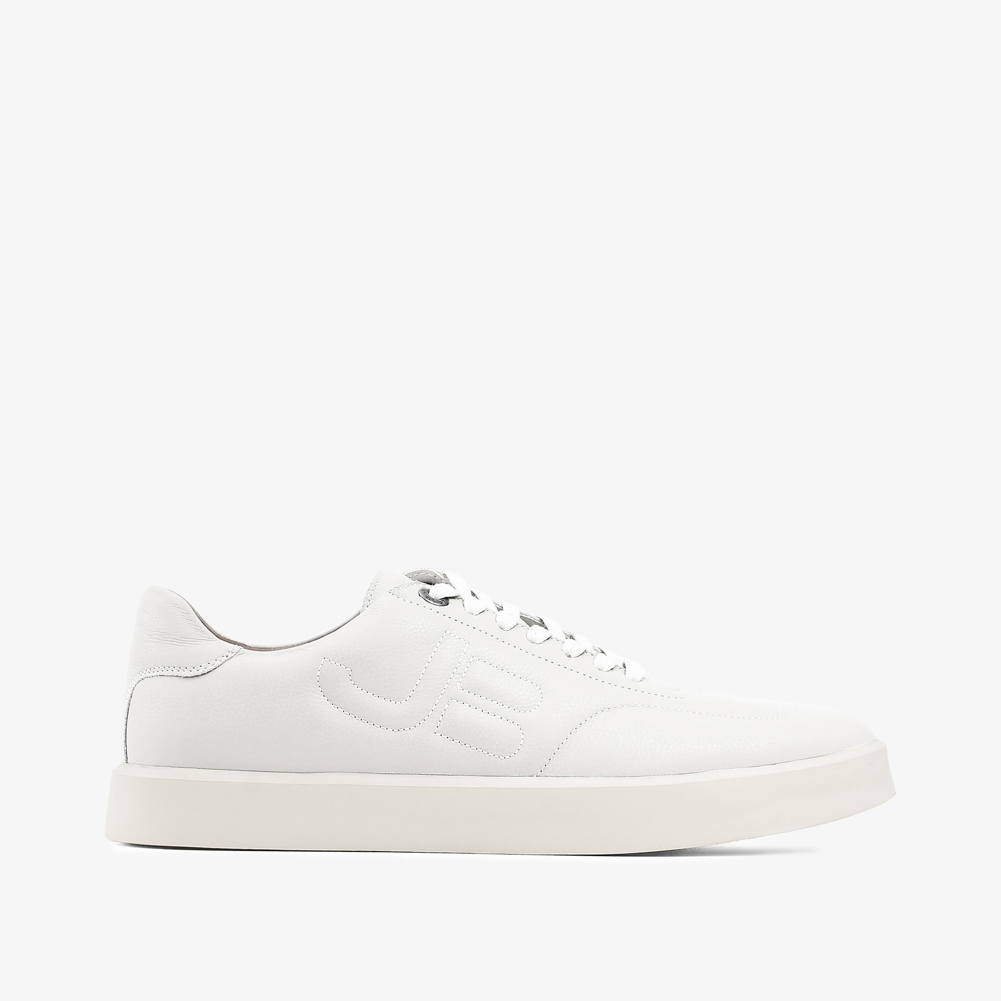 Tênis Masculino Branco Couro