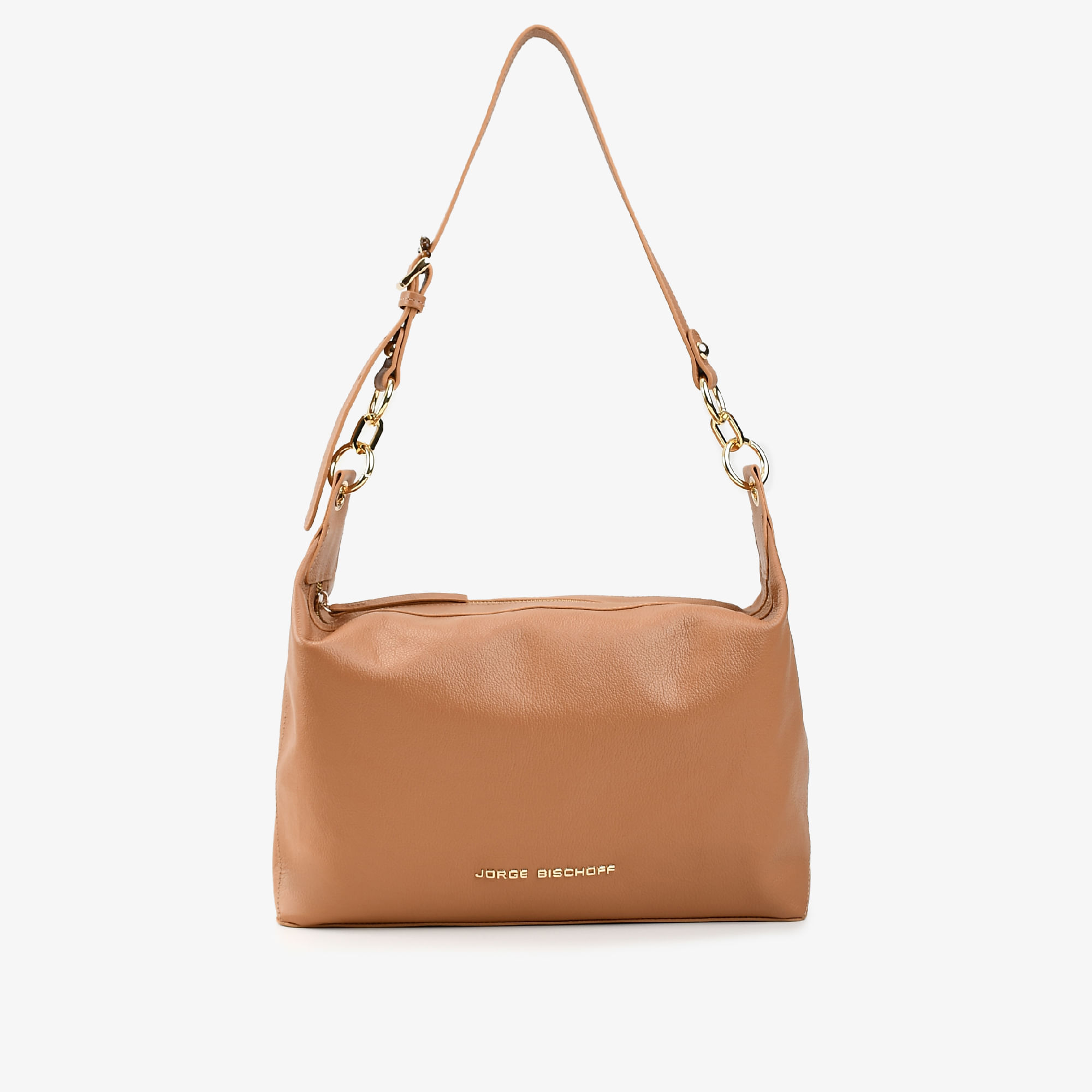 Bolsa Hobo Caramelo Trigo Couro