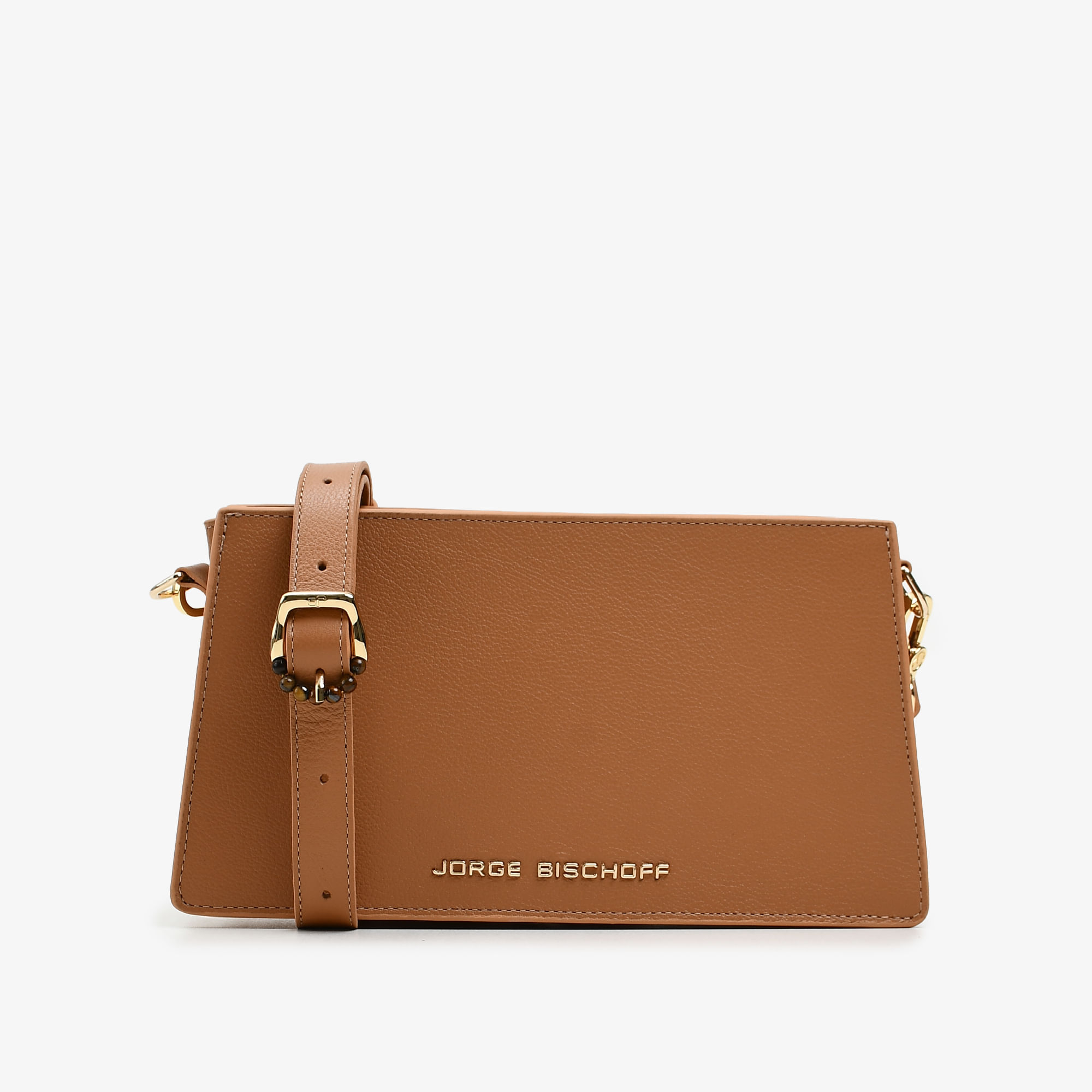 Bolsa Transversal Caramelo Trigo Couro