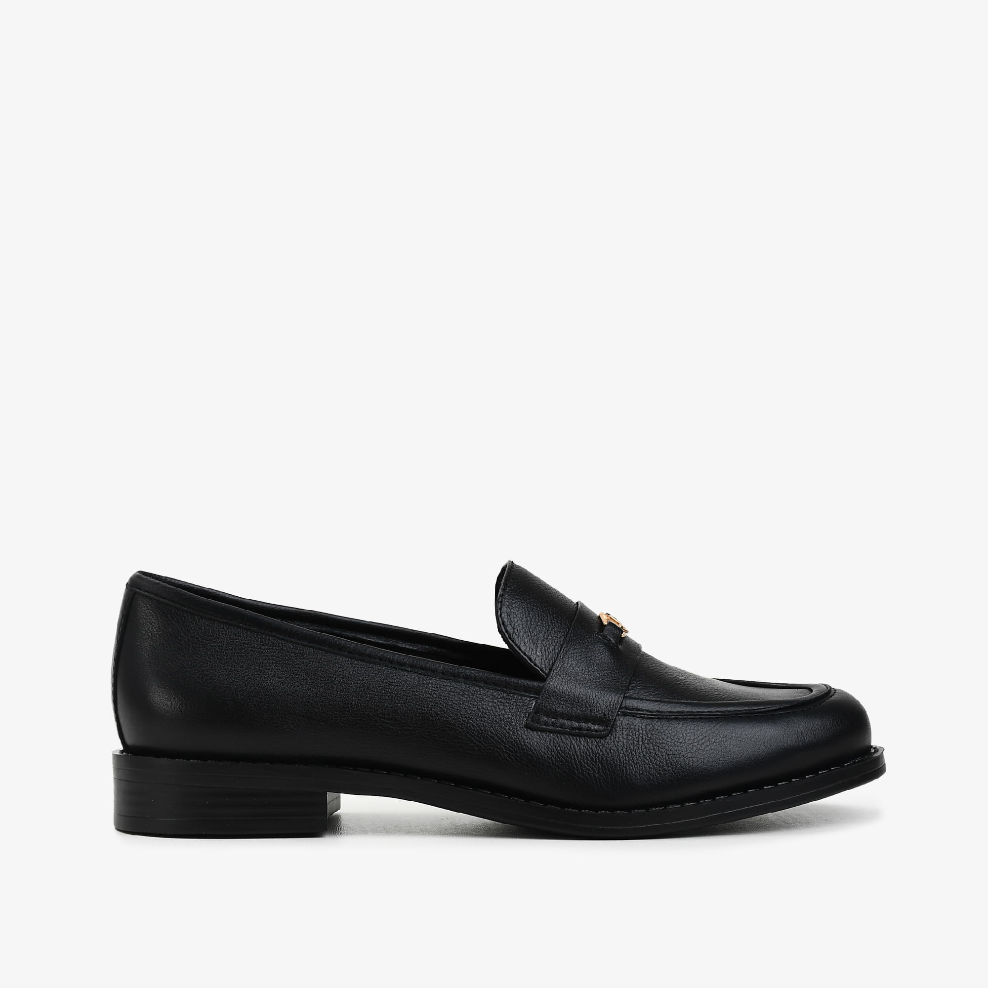 Loafer Preto Couro