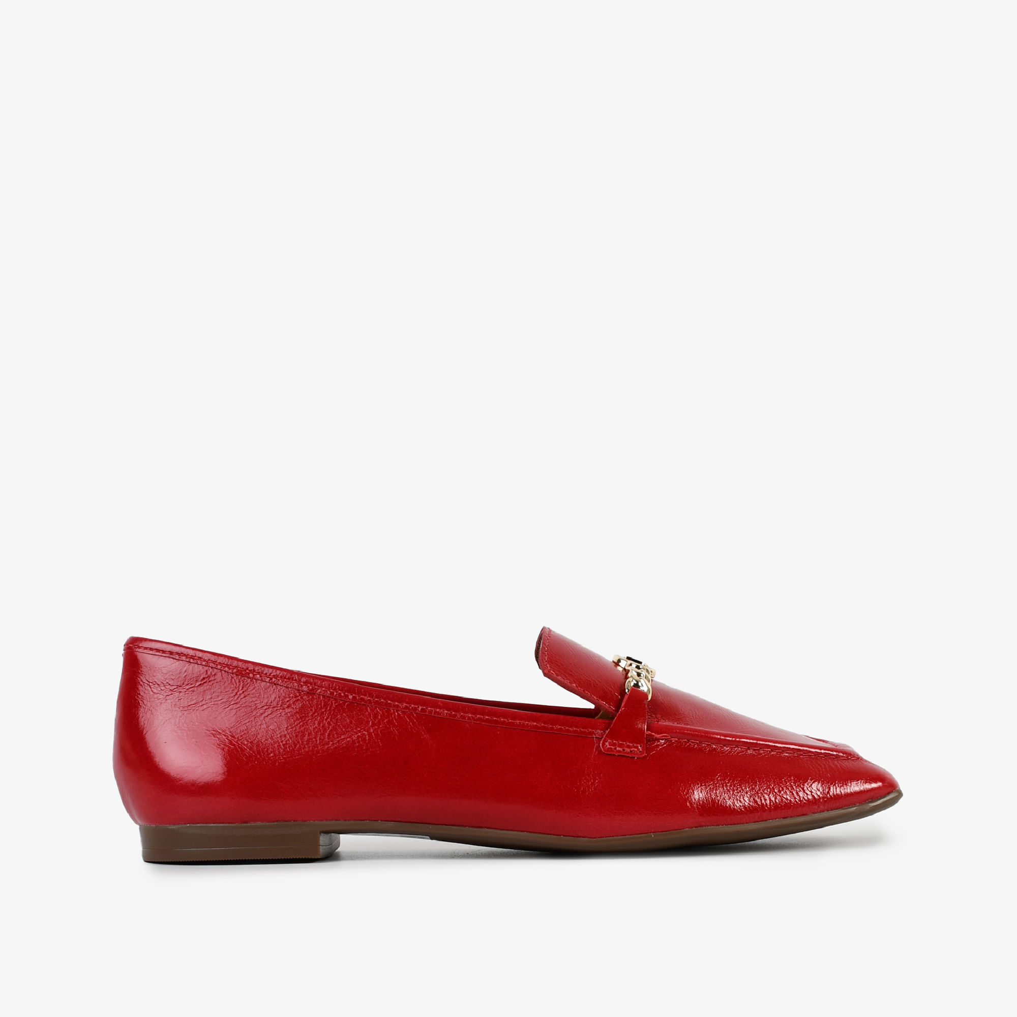 Loafer Vermelho Rubi Couro