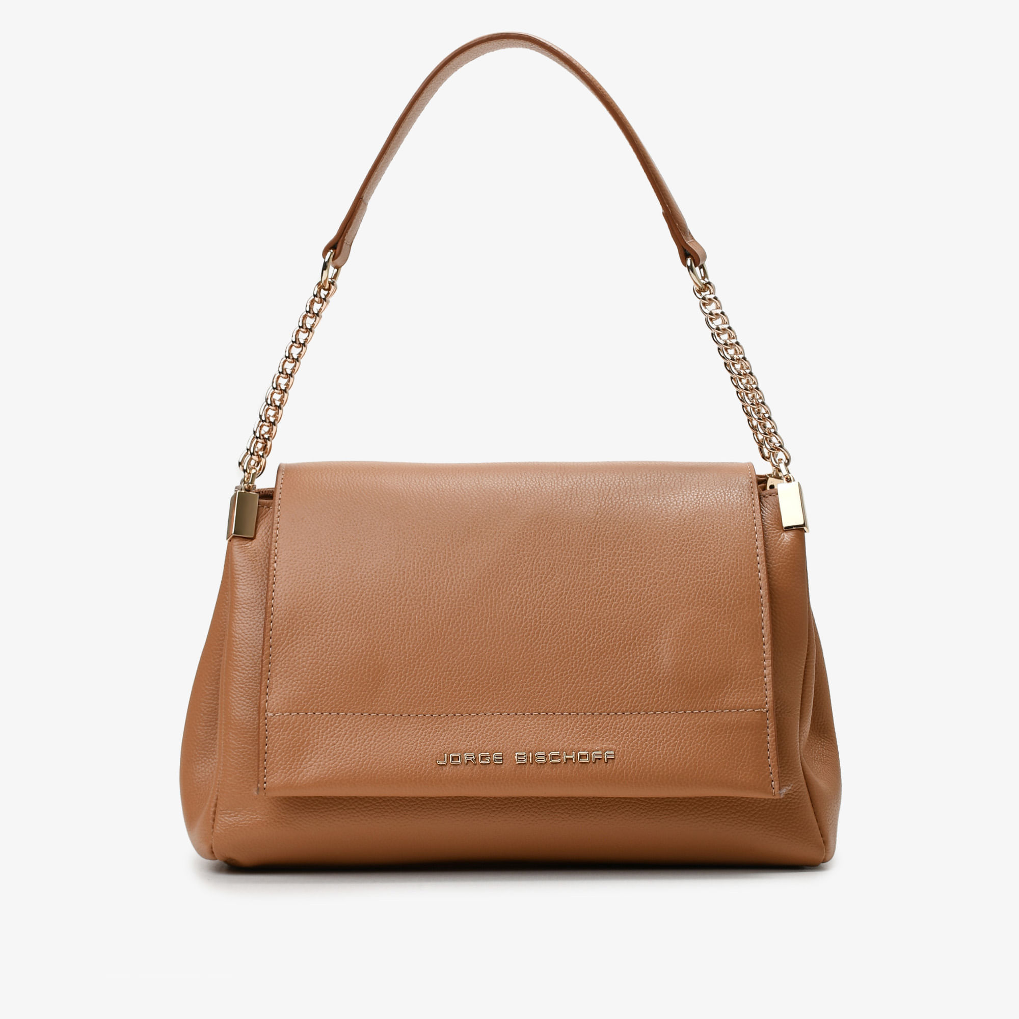 Bolsa De Ombro Caramelo Trigo Couro