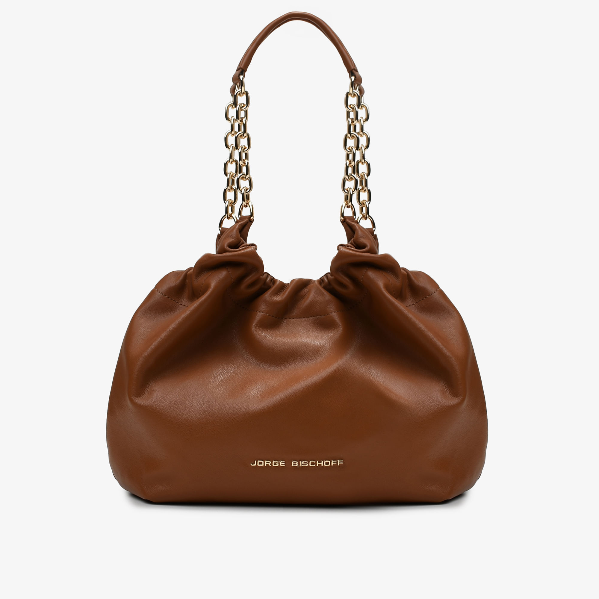 Bolsa Saco Caramelo Mascavo Couro