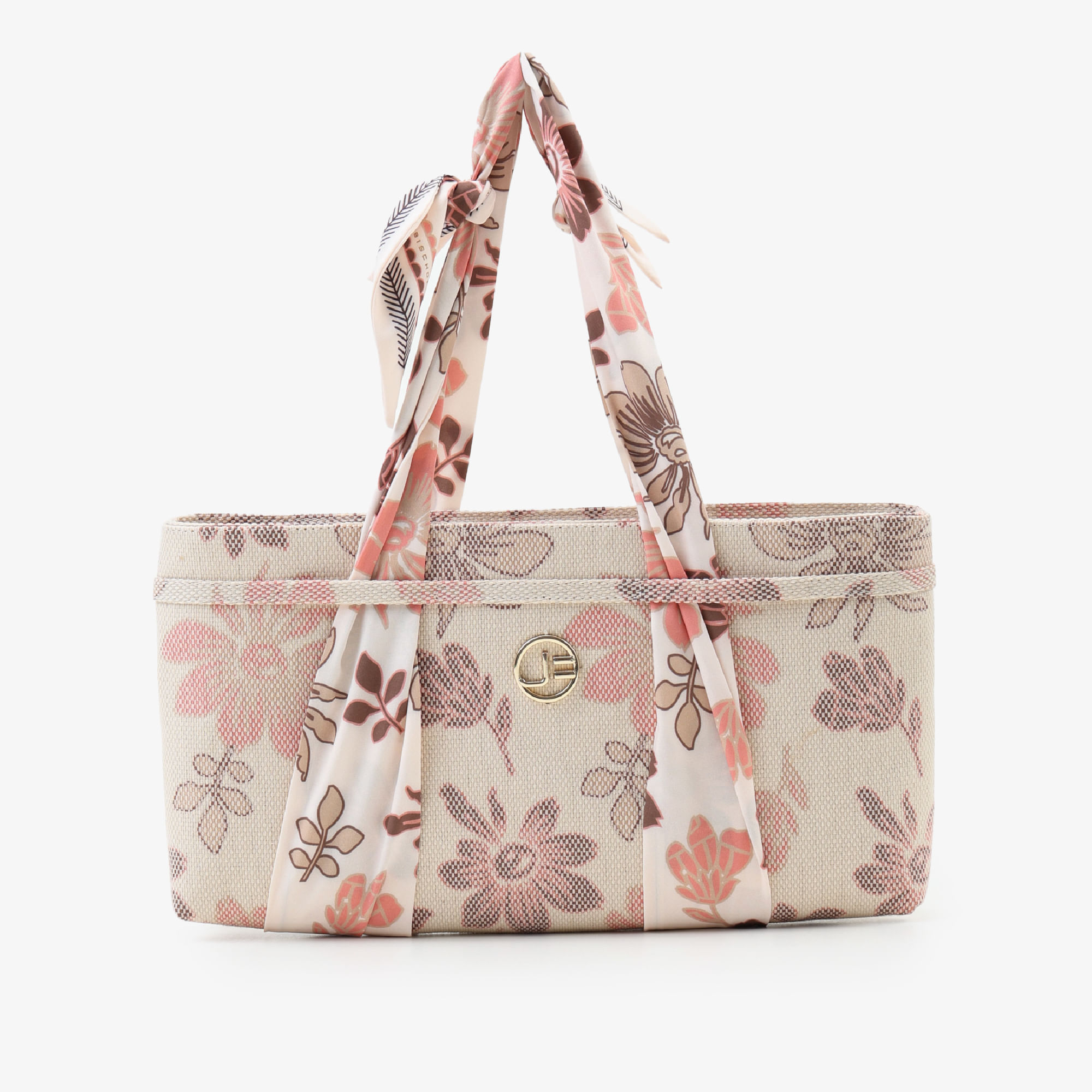 Bolsa Baguete Estampado Floral Tecido