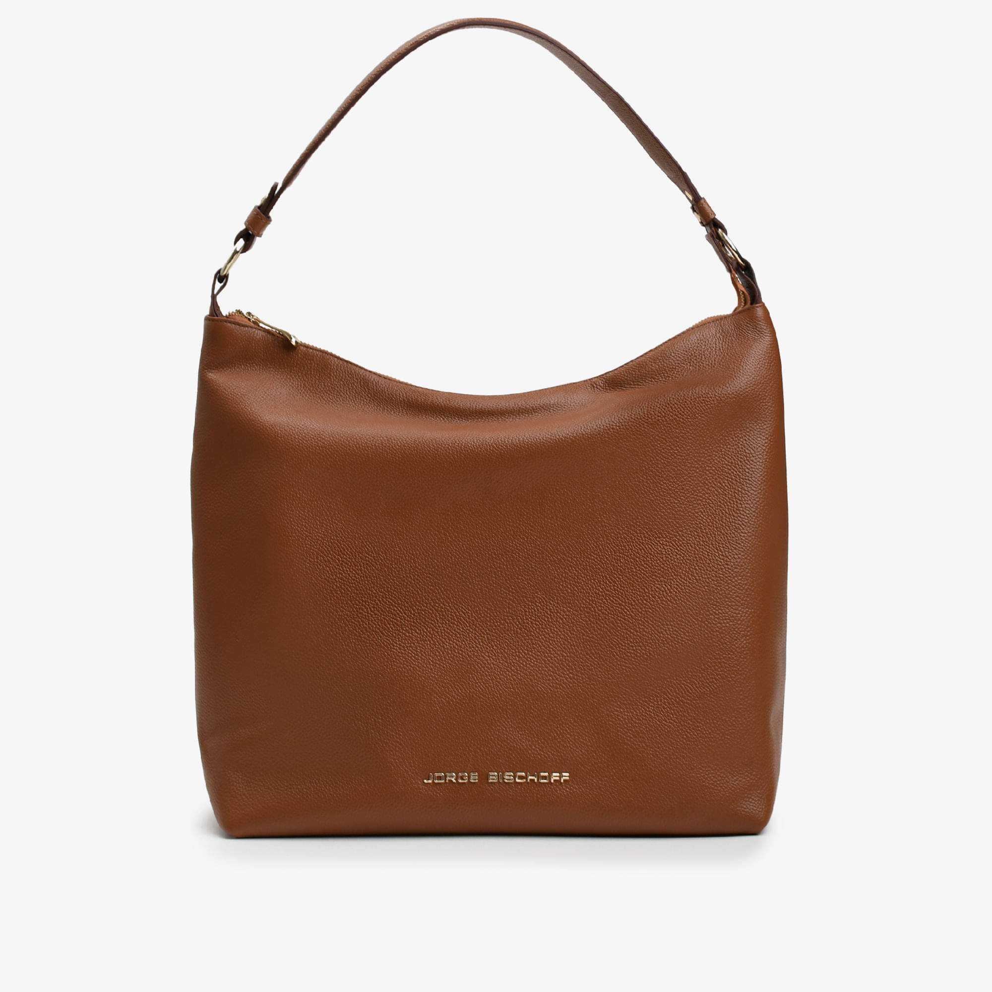 Bolsa Hobo Caramelo Mascavo Couro