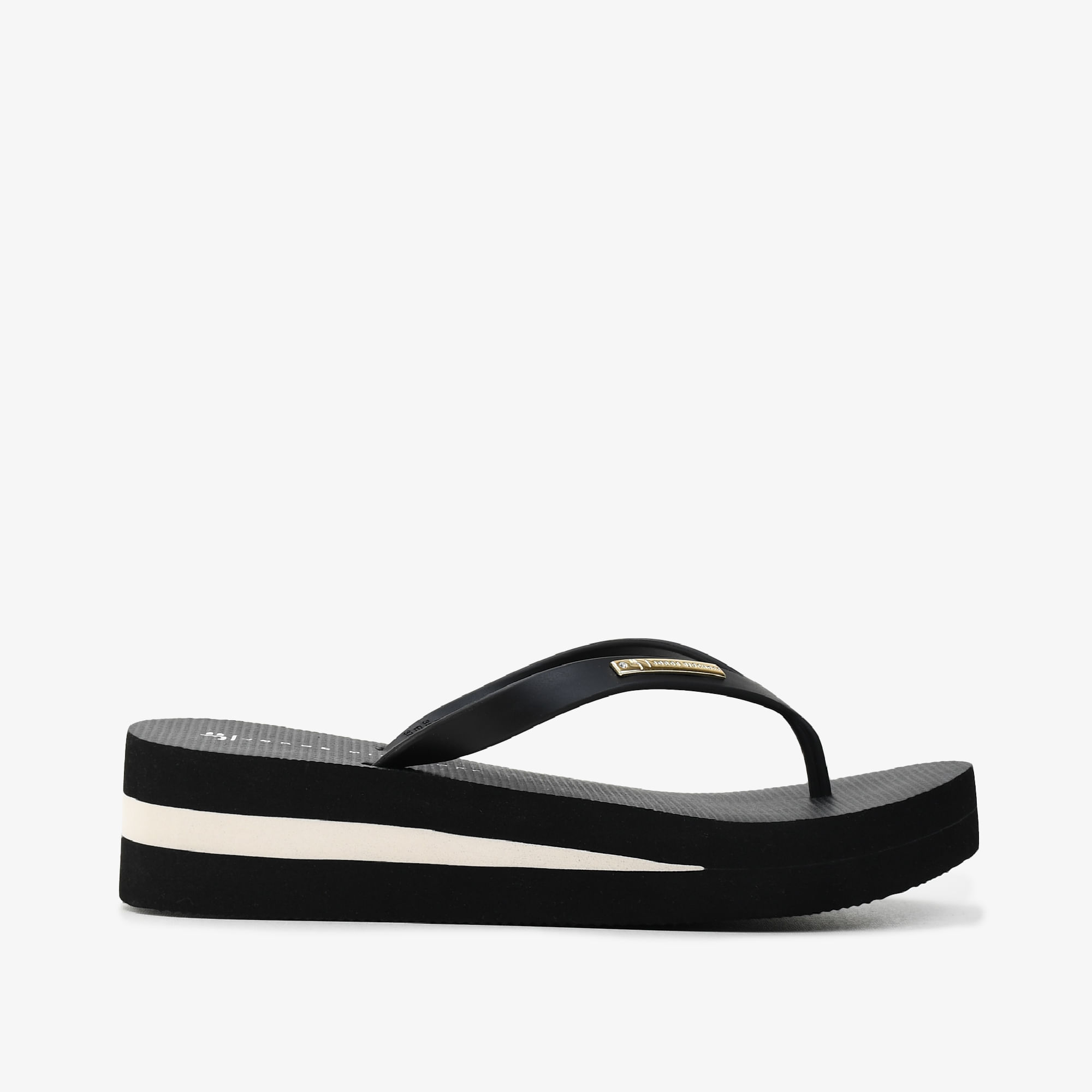Chinelo Plataforma Preto