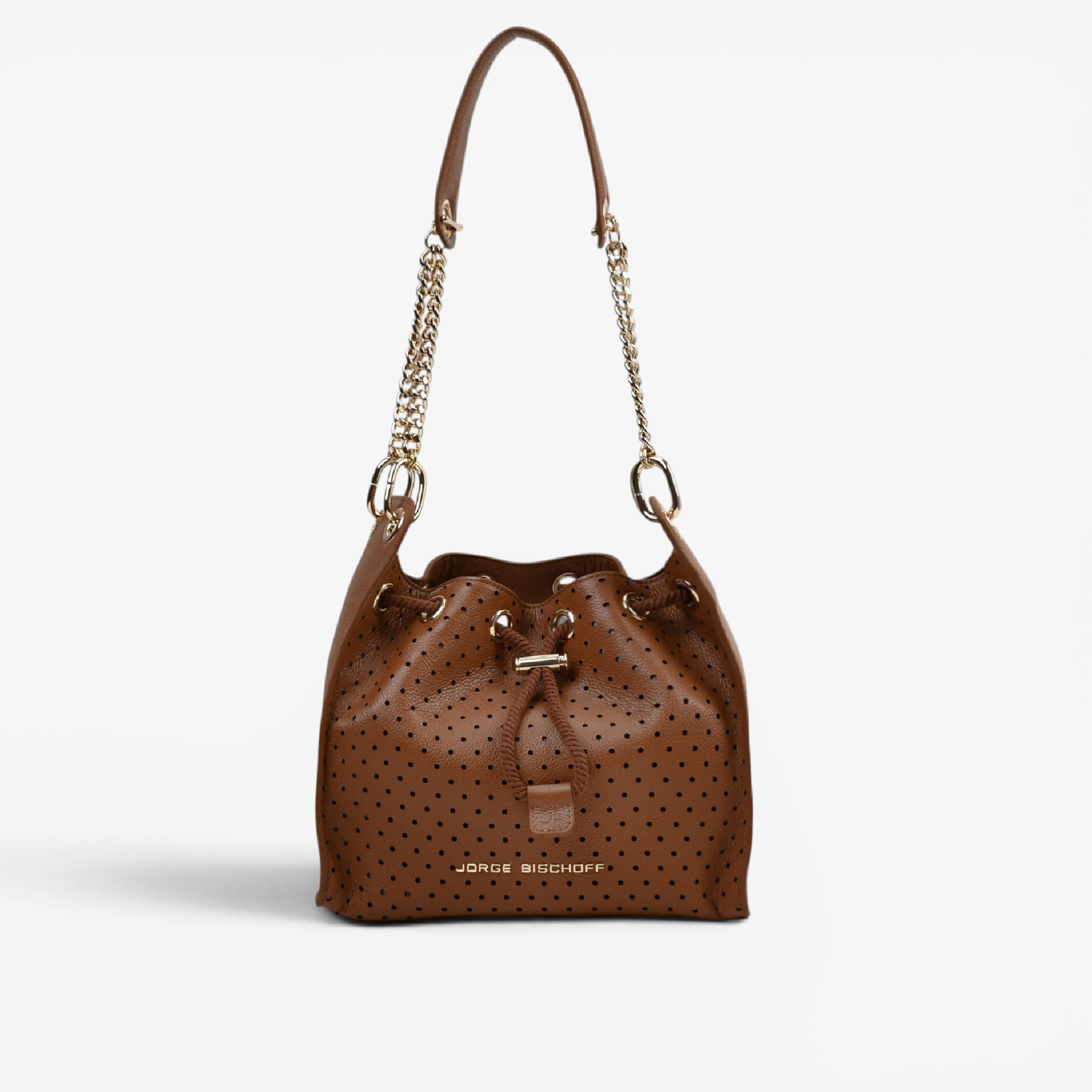 Bolsa Saco Caramelo Mascavo Couro