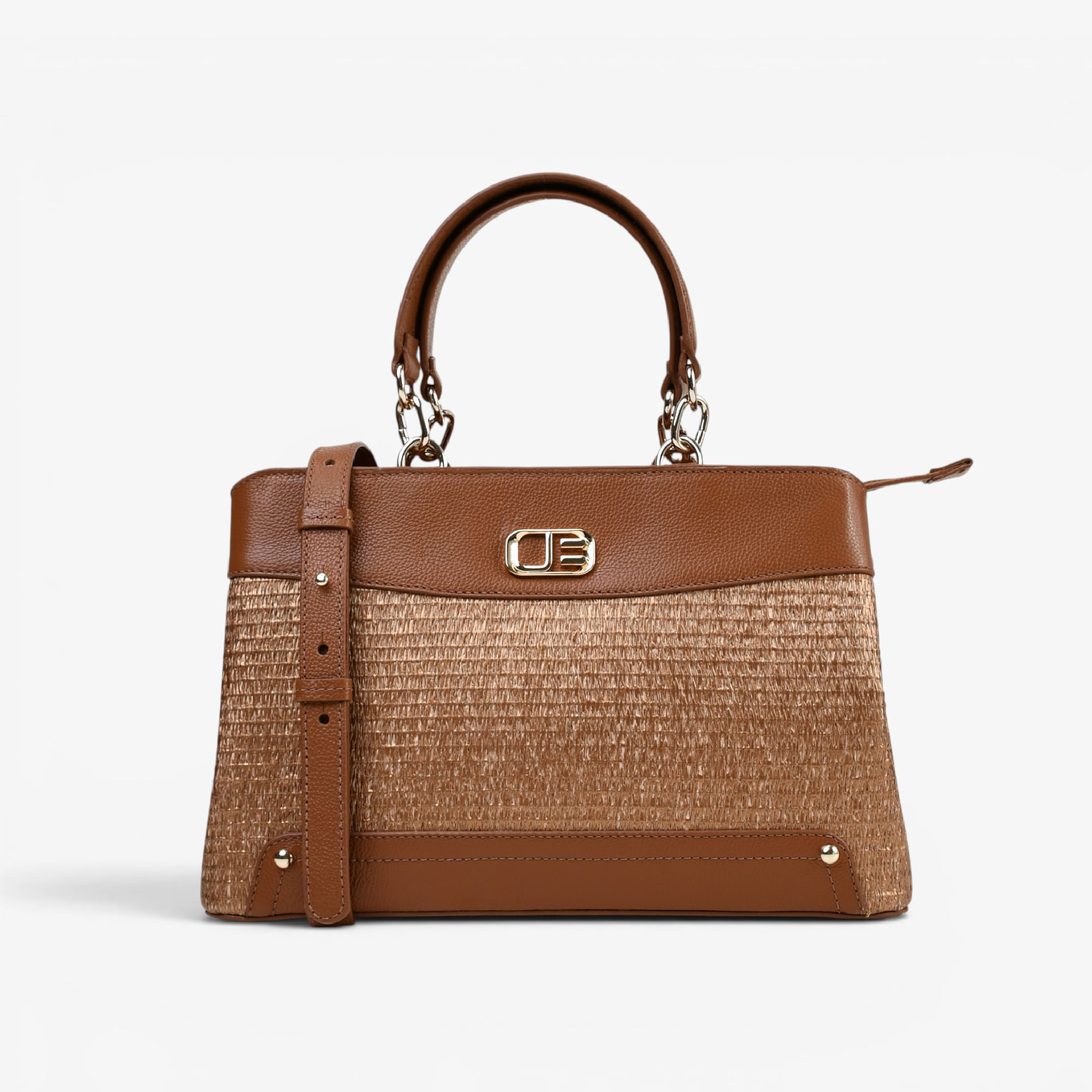 Bolsa Tote Caramelo Mascavo Ráfia