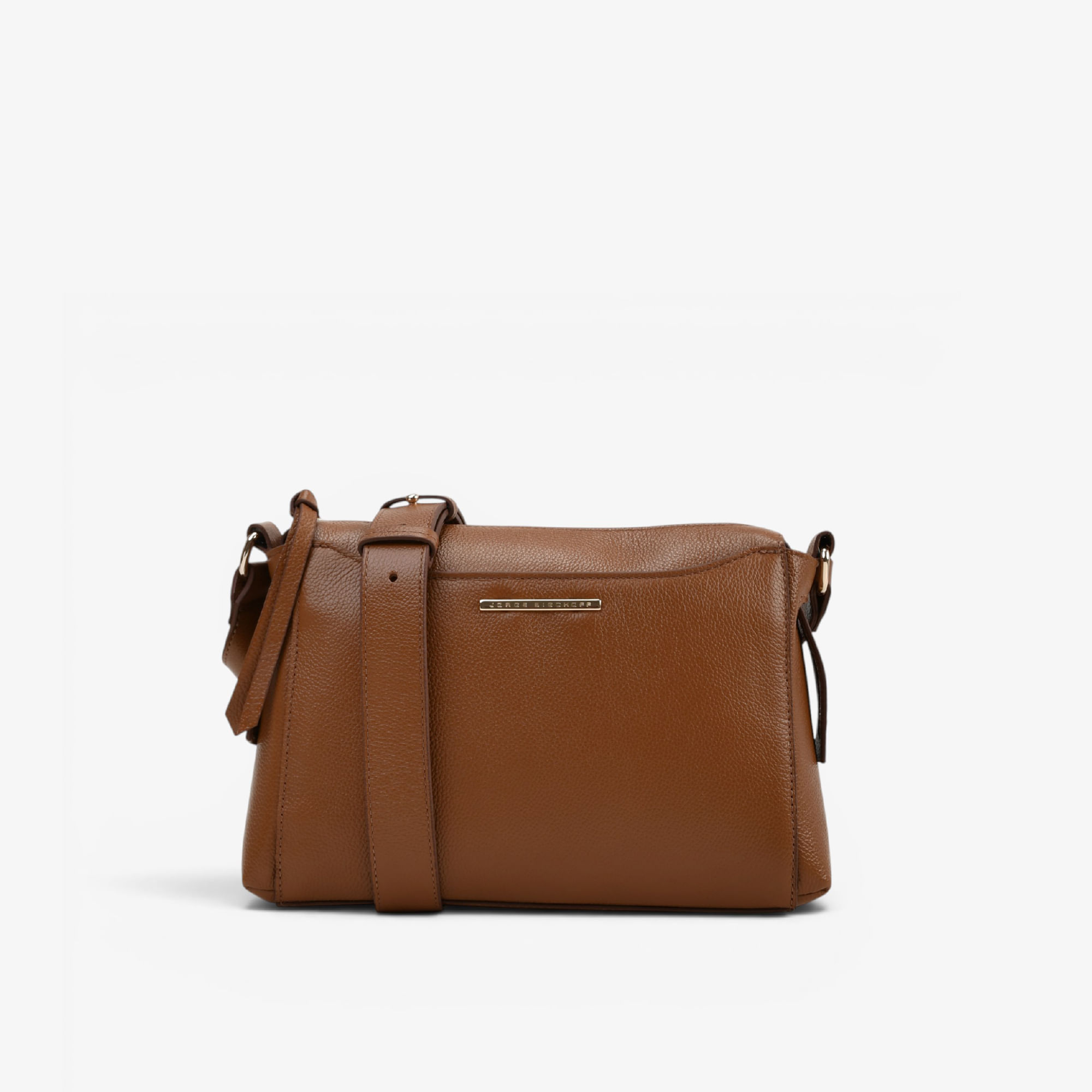 Bolsa Transversal Caramelo Mascavo Couro